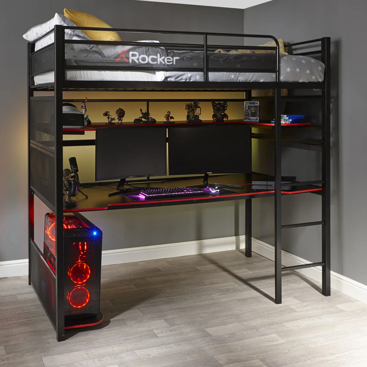 X Rocker Gaming Bunk Bed - Black – image 13