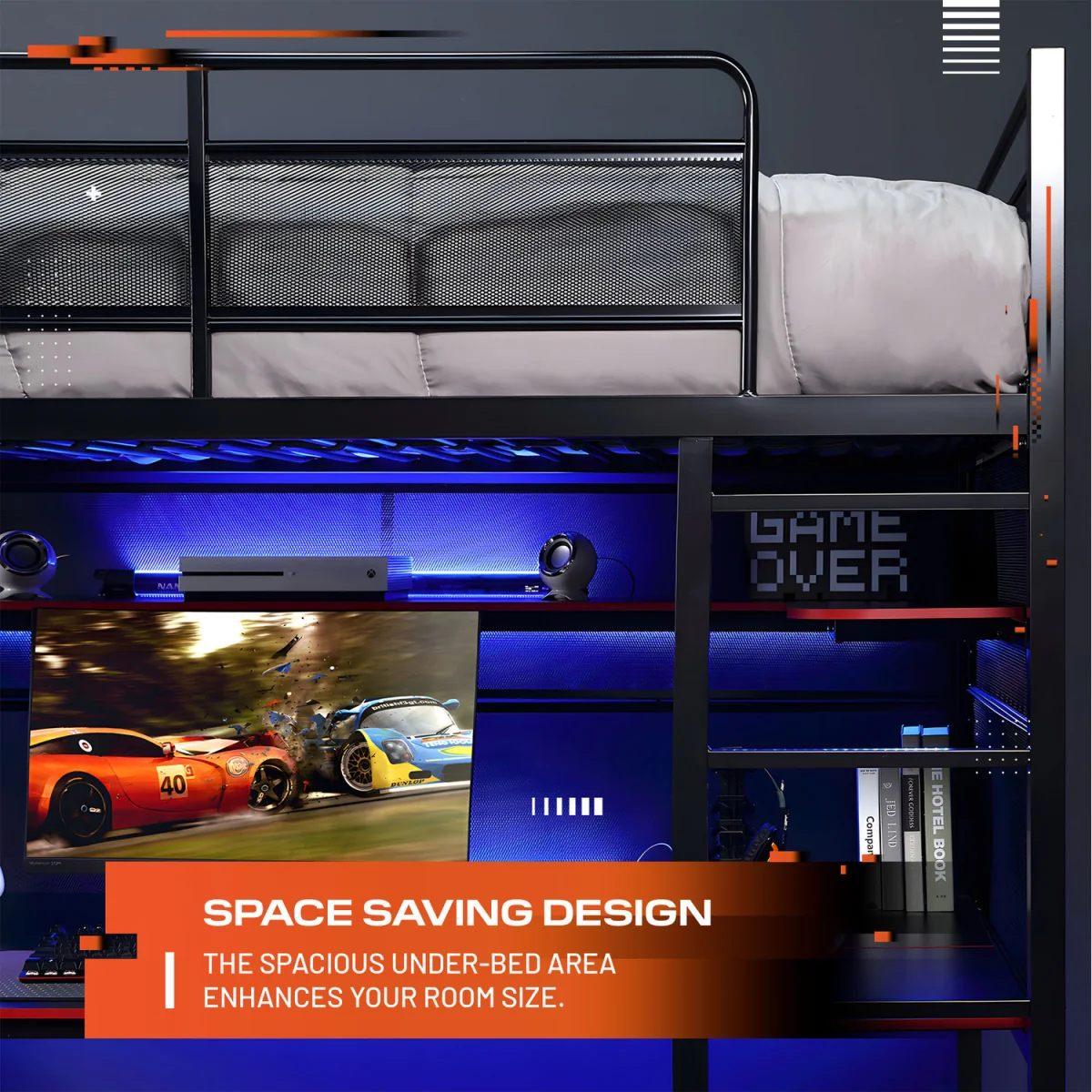 X Rocker Gaming Bunk Bed - Black – image 20