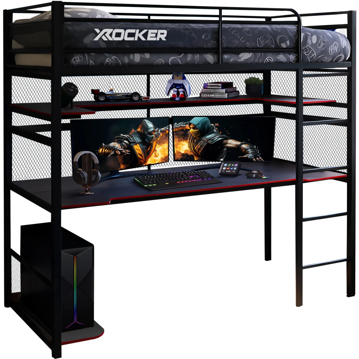 X Rocker Gaming Bunk Bed - Black – image 24