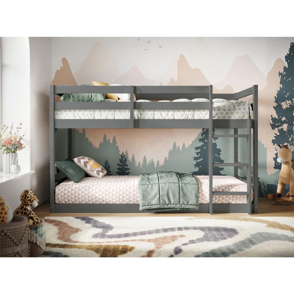 Shasha Low Bunk Bed - Grey – image 2