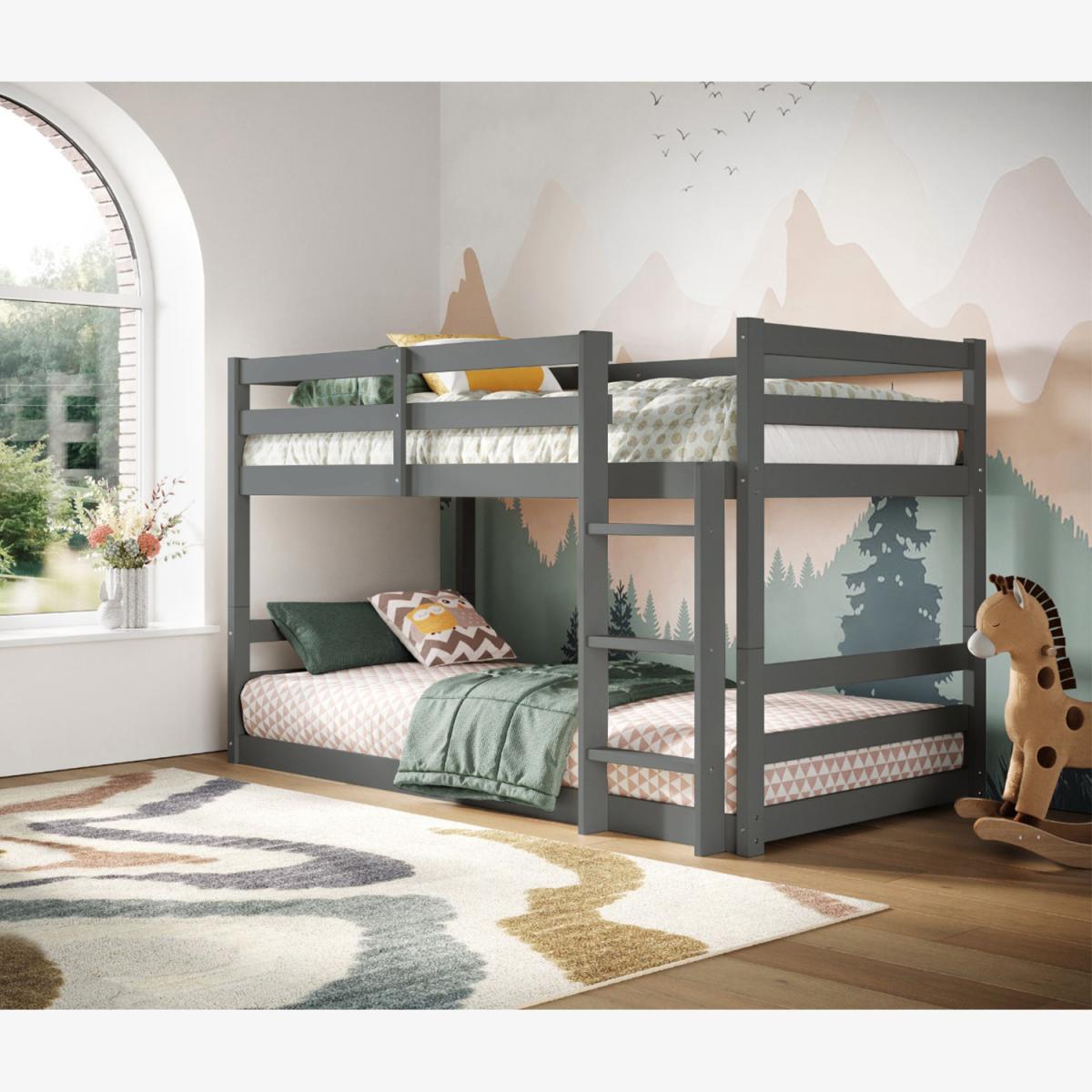 Shasha Low Bunk Bed - Grey – image 1