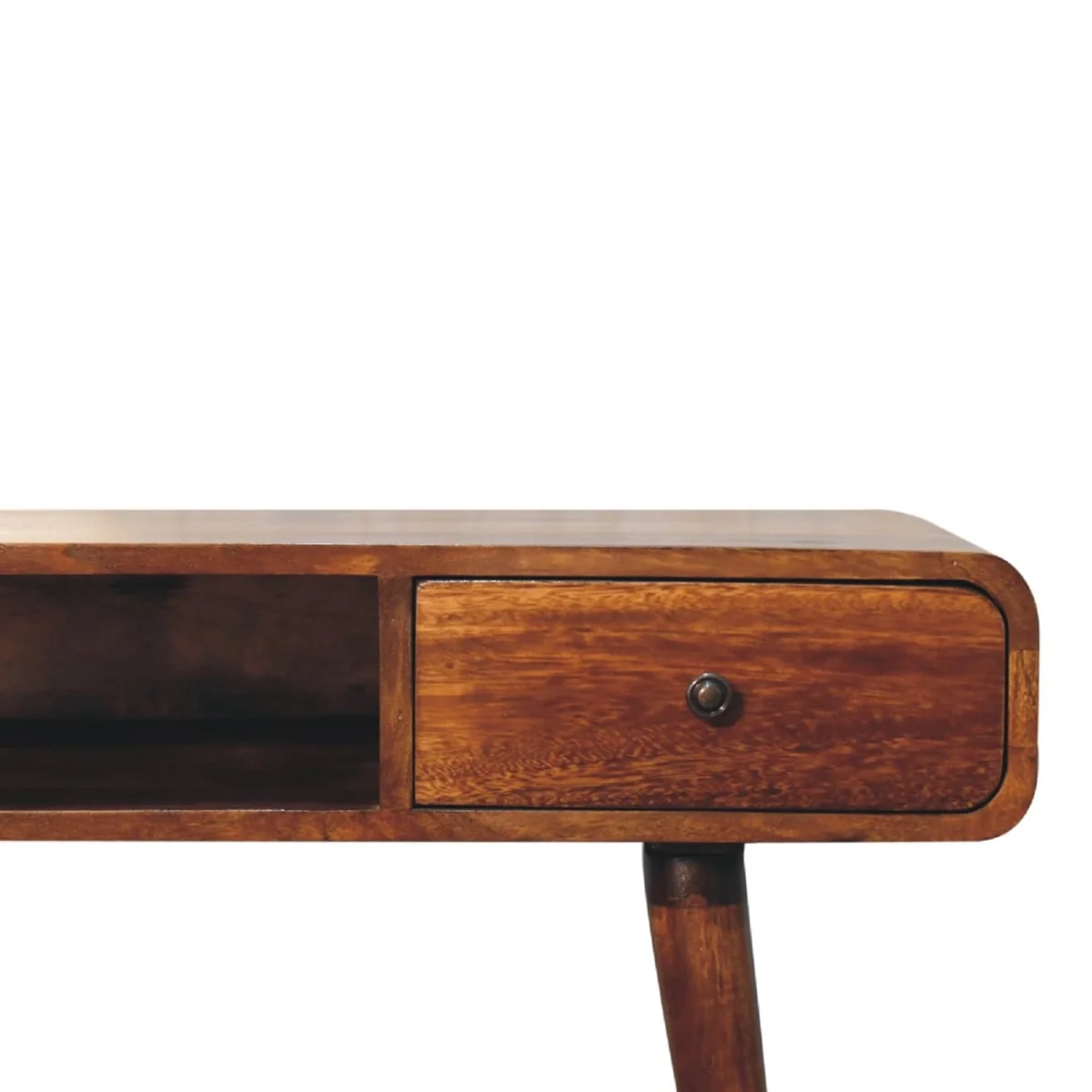 Ostuni Chestnut Mango Wood Writing Desk - Brown – image 3
