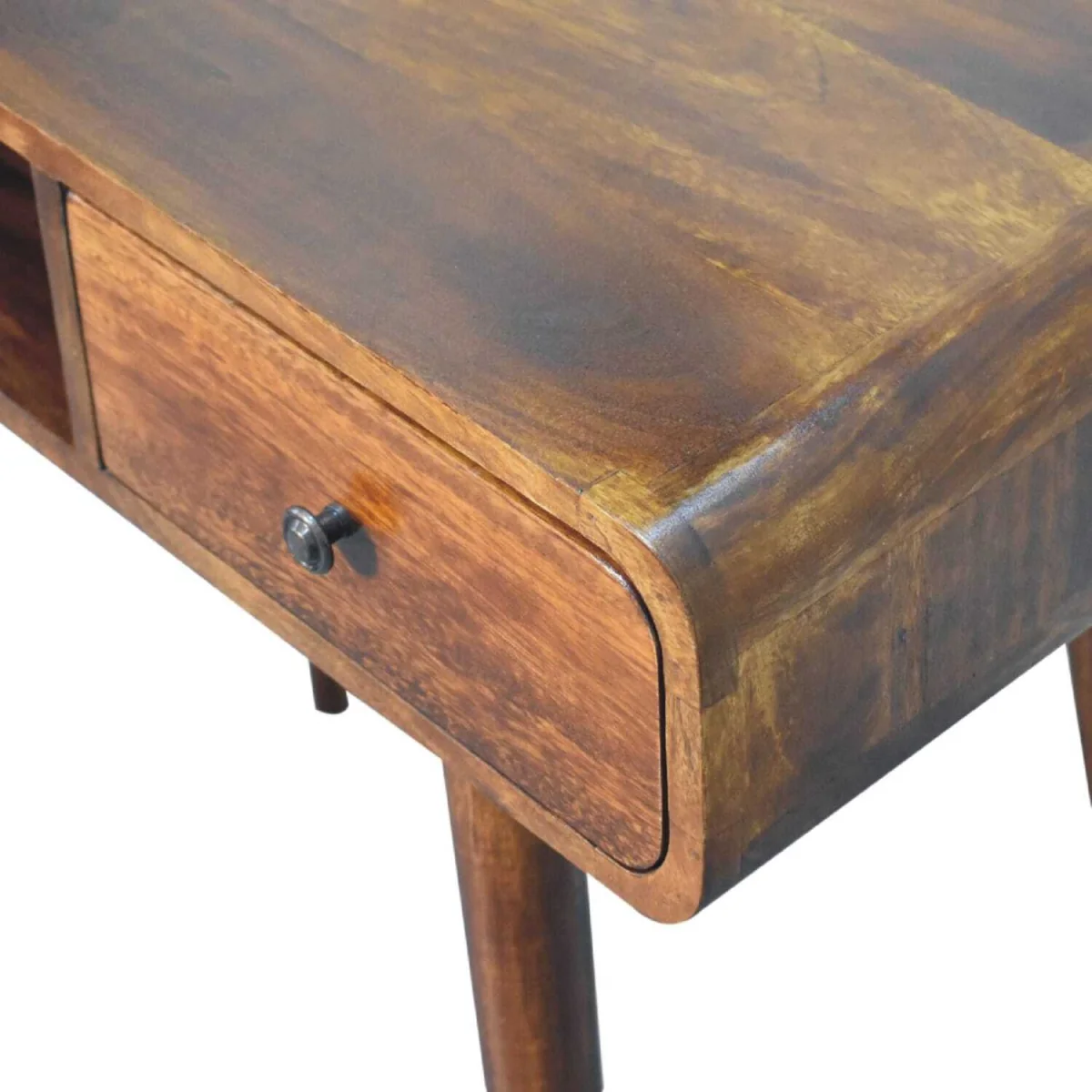 Ostuni Chestnut Mango Wood Writing Desk - Brown – image 4