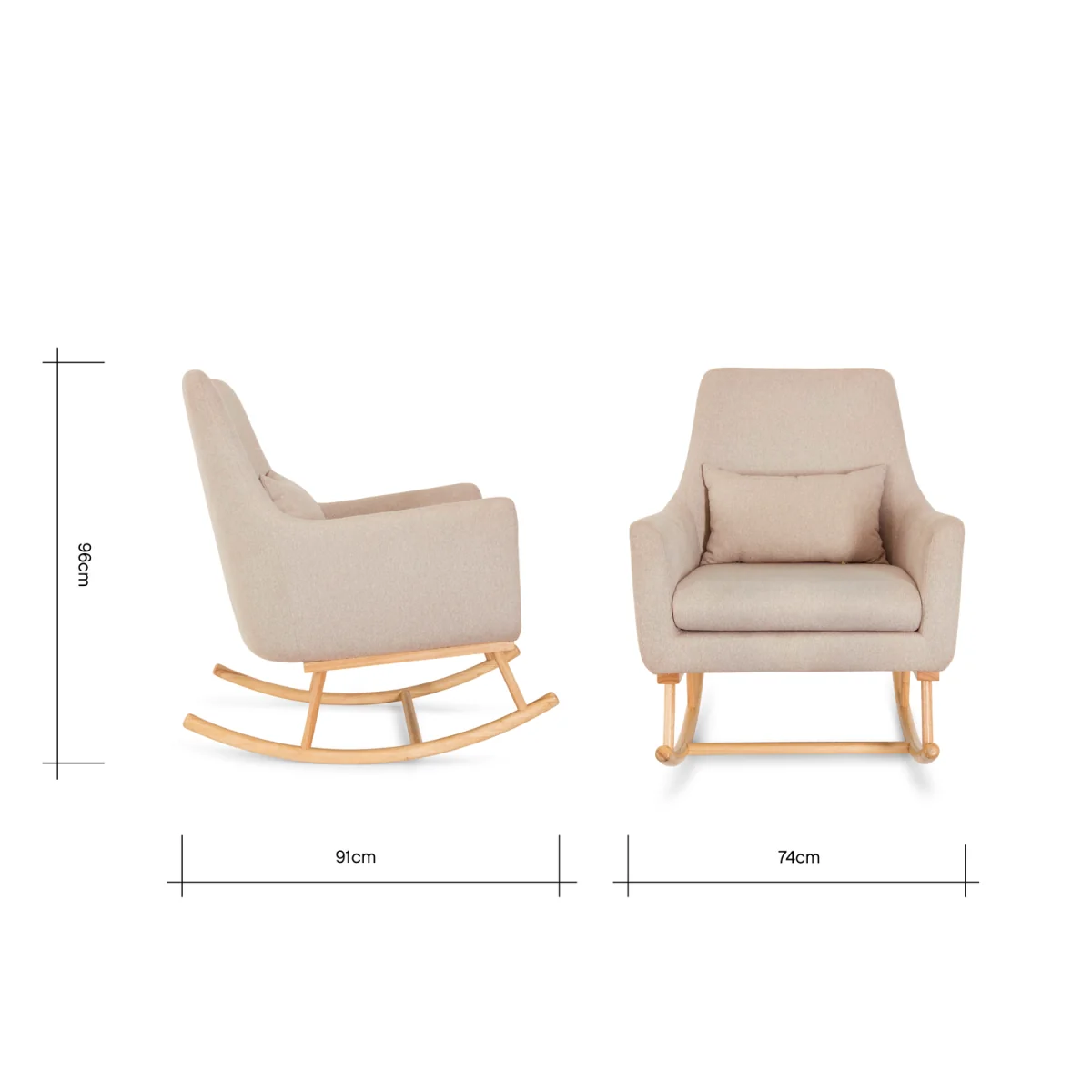 Tutti Bambini Oscar Rocking Chair - Stone Natural – image 6