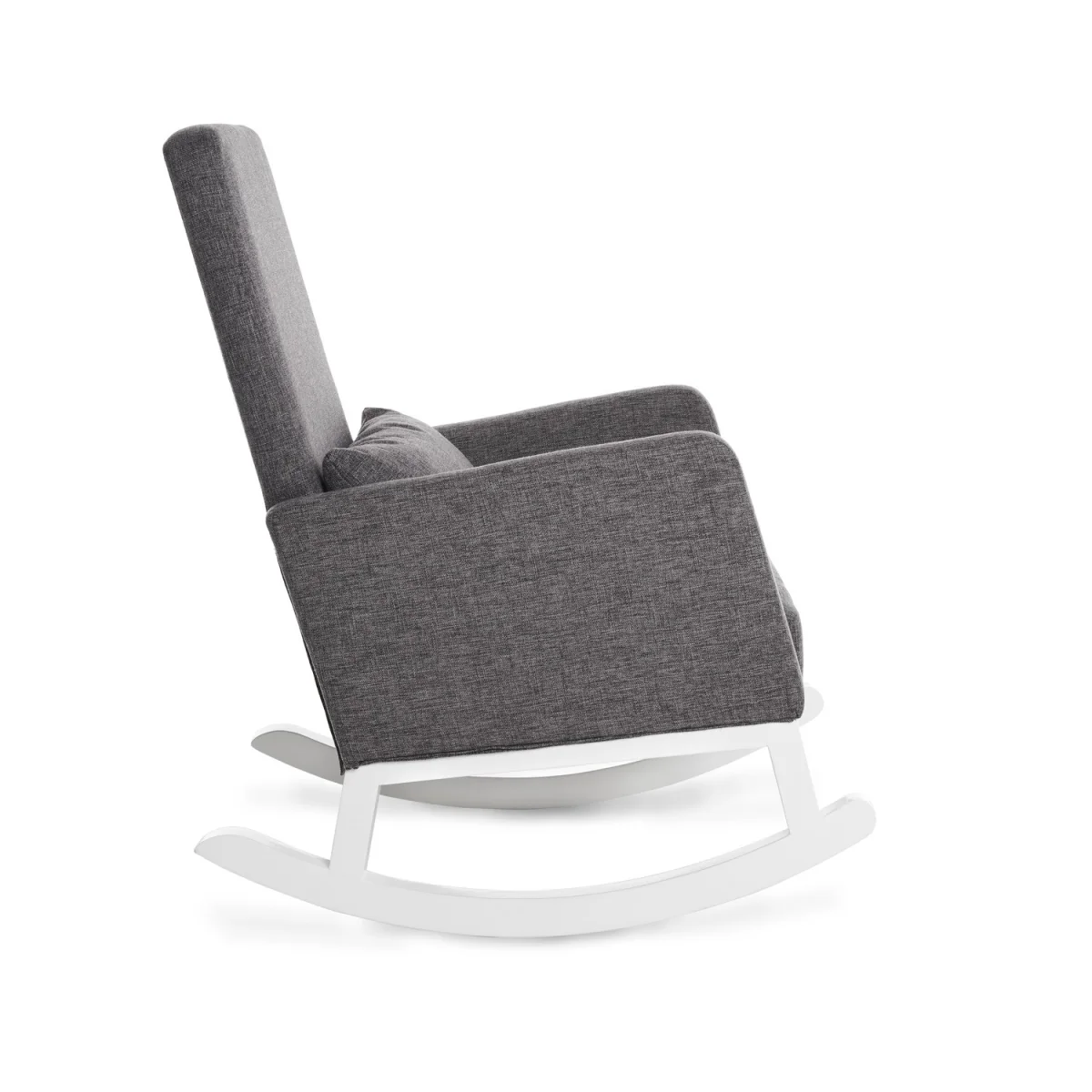 Grey Fabric High Back Rocking Chair - Obaby – image 4
