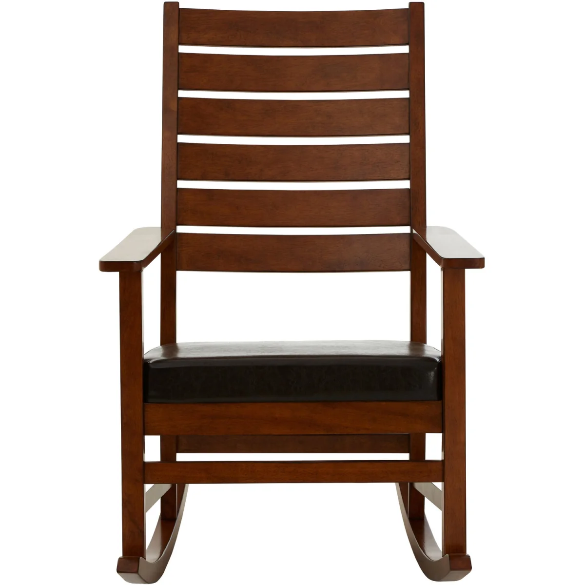 Relax Brown Leather Effect Rocking Chair - Brown – image 2