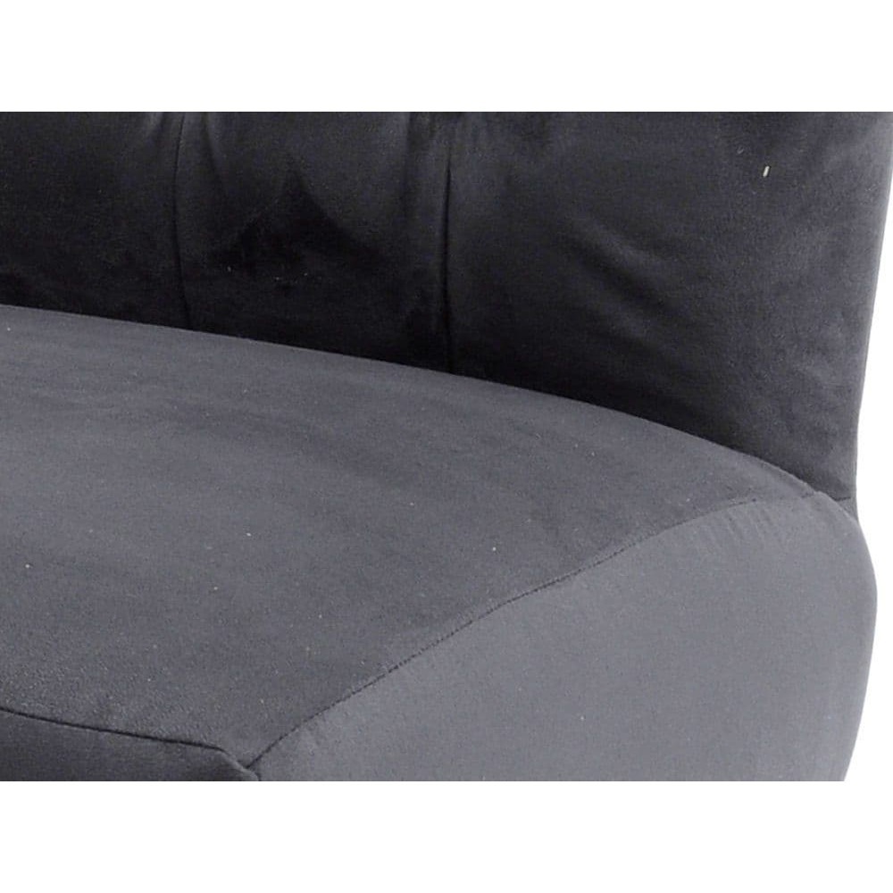 Somersby Dark Grey Buttonback Dining Chair – image 3