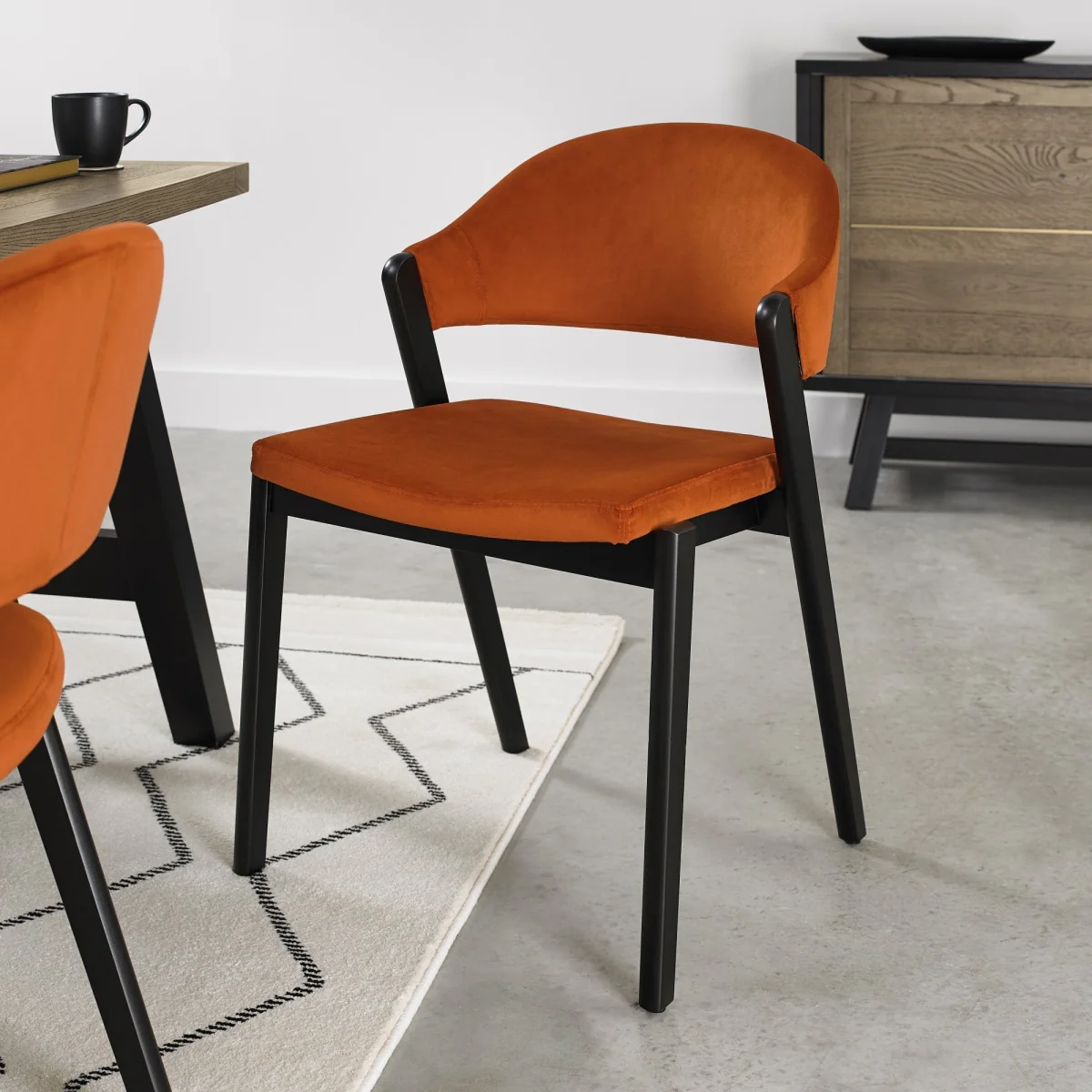 Highgate Peppercorn Dining Chair, Orange – image 1