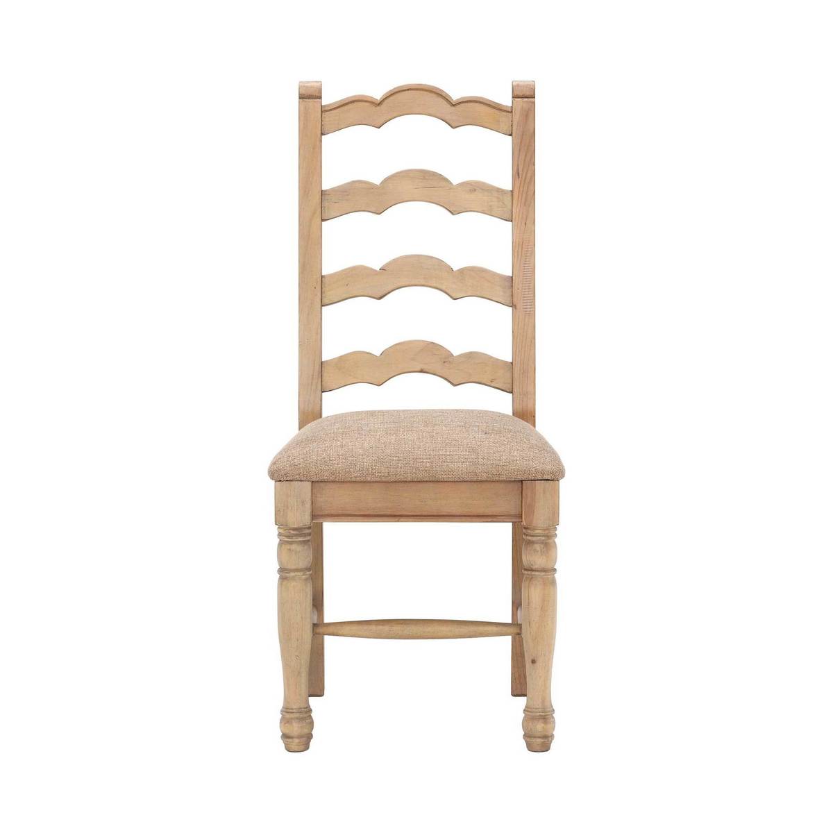 Kinvarra Ladder Back Dining Chair with Upholstered Seat, Rustic Morning Mist – image 3
