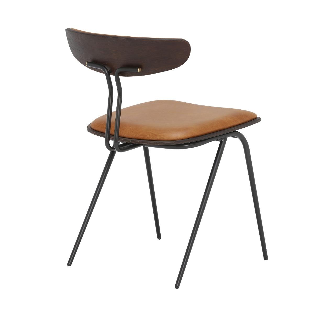 Kobe Dining Chair, Brown Leather | Barker & Stonehouse – image 6