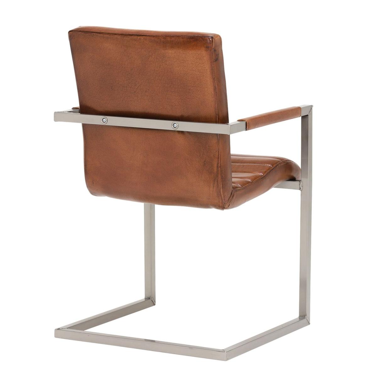 Brutus Dining Chair with Arms, Brown | Barker & Stonehouse – image 4