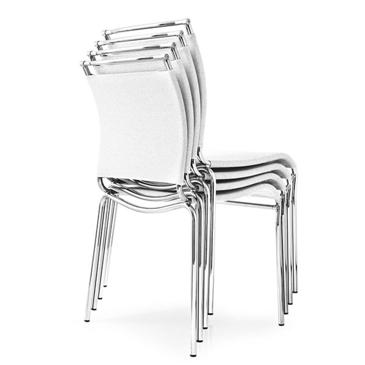 Benbow Fabric Dining Chair - Beige - Polyester - W53 x D55 x H84cm - Barker &amp; Stonehouse – image 3
