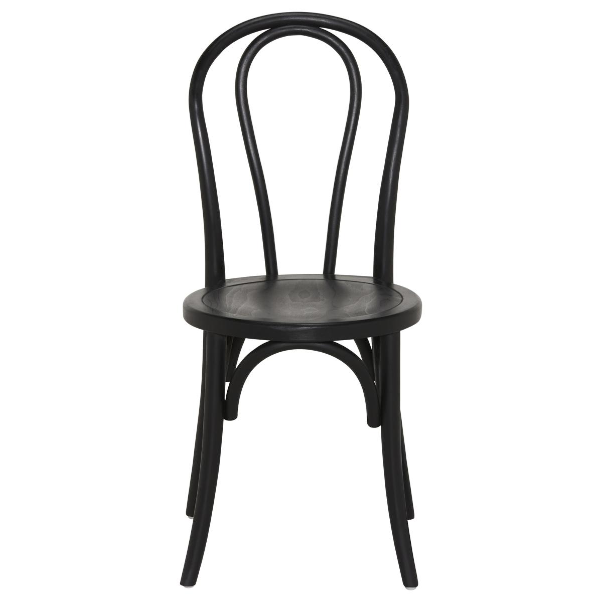Zain Stackable Bentwood Chair, Black | Barker & Stonehouse – image 2