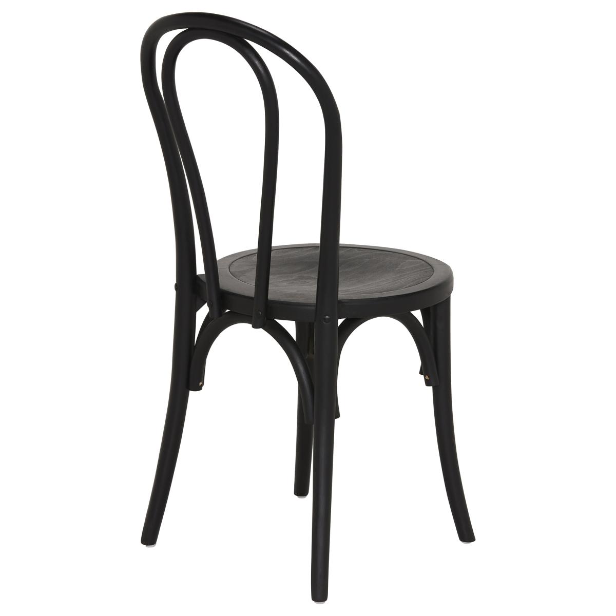Zain Stackable Bentwood Chair, Black | Barker & Stonehouse – image 5