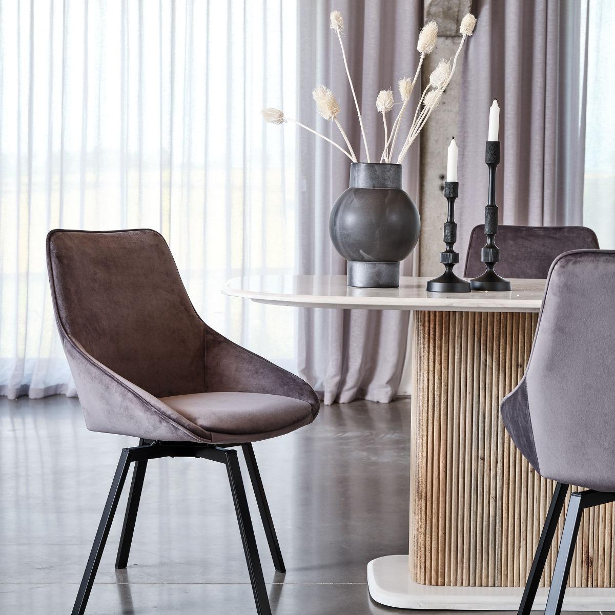 Beckton Leisure Dining Chair, Grey | Barker & Stonehouse – image 2