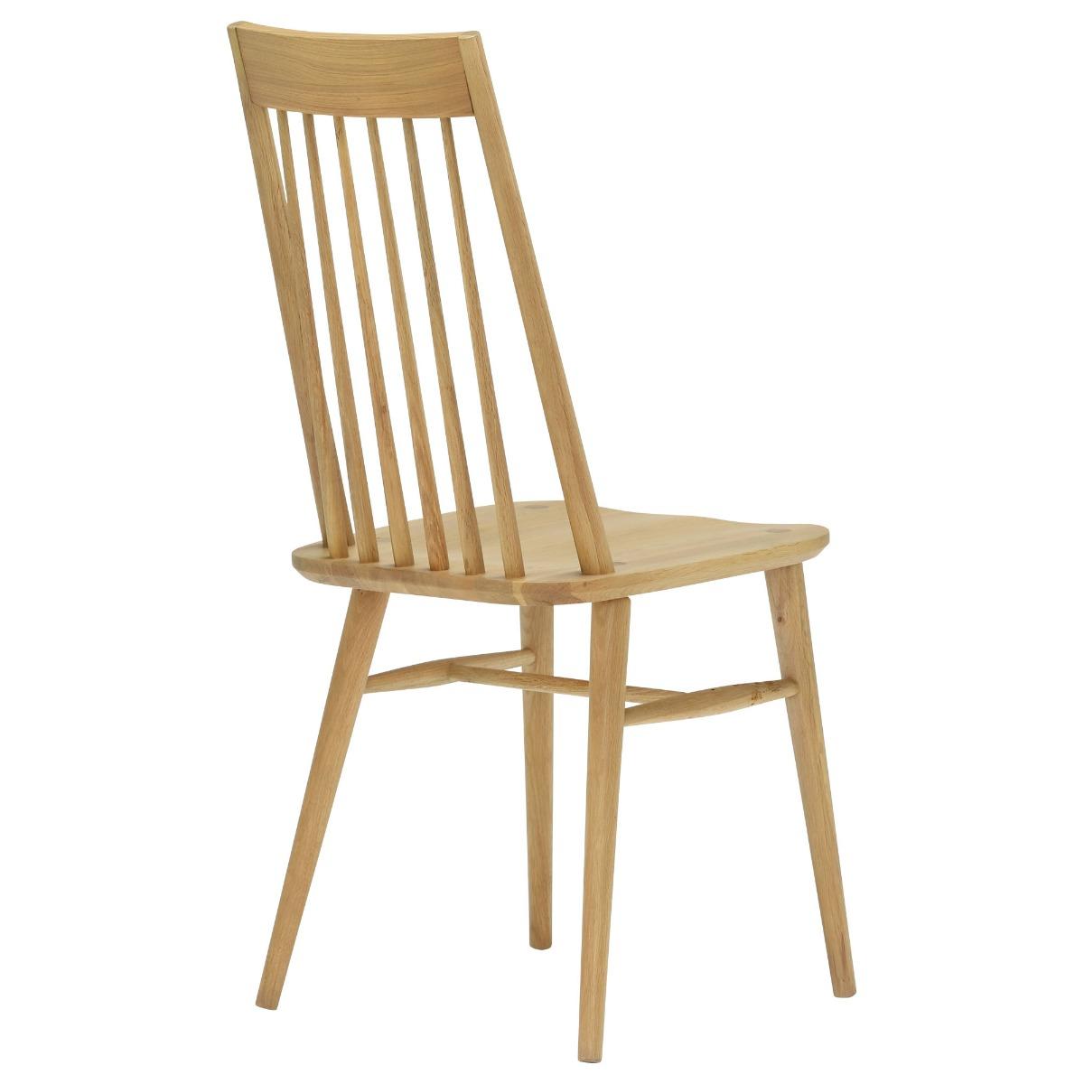Ercol Askett Dining Chair Oak Wood | Ercol – image 3