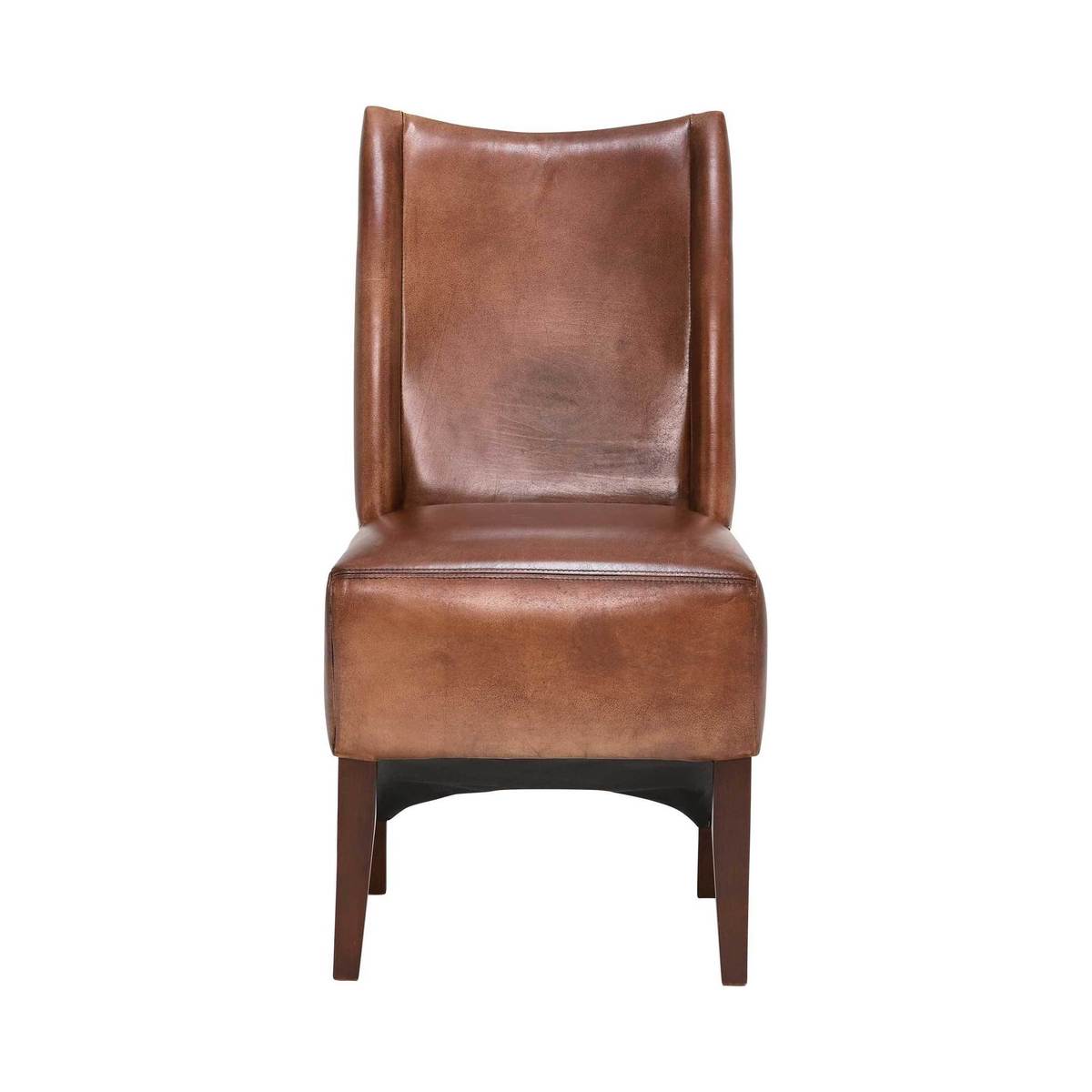 Blythe Vintage Leather Chair, Brown – image 2