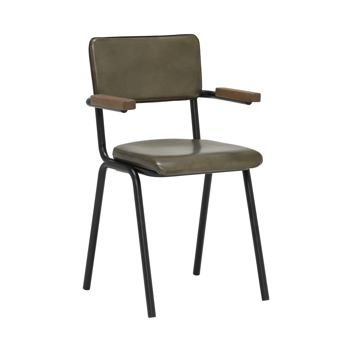 Twyford Chair With Arms, Leather – image 1