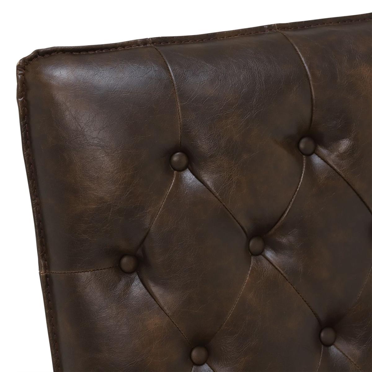 Smyth Upholstered Dining Chair, Brown | Barker & Stonehouse – image 4