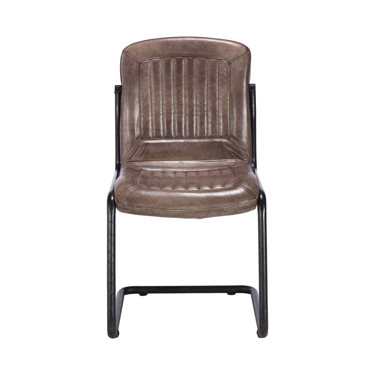 Irving Leather Dining Chair, Brown – image 2