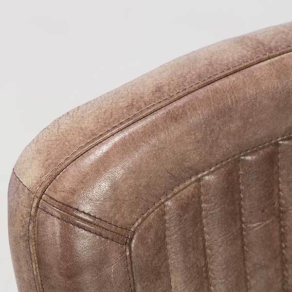 Irving Leather Dining Chair, Brown – image 8