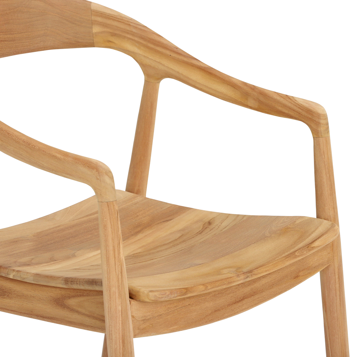 Semeru Teak Dining Chair with Arms – image 5