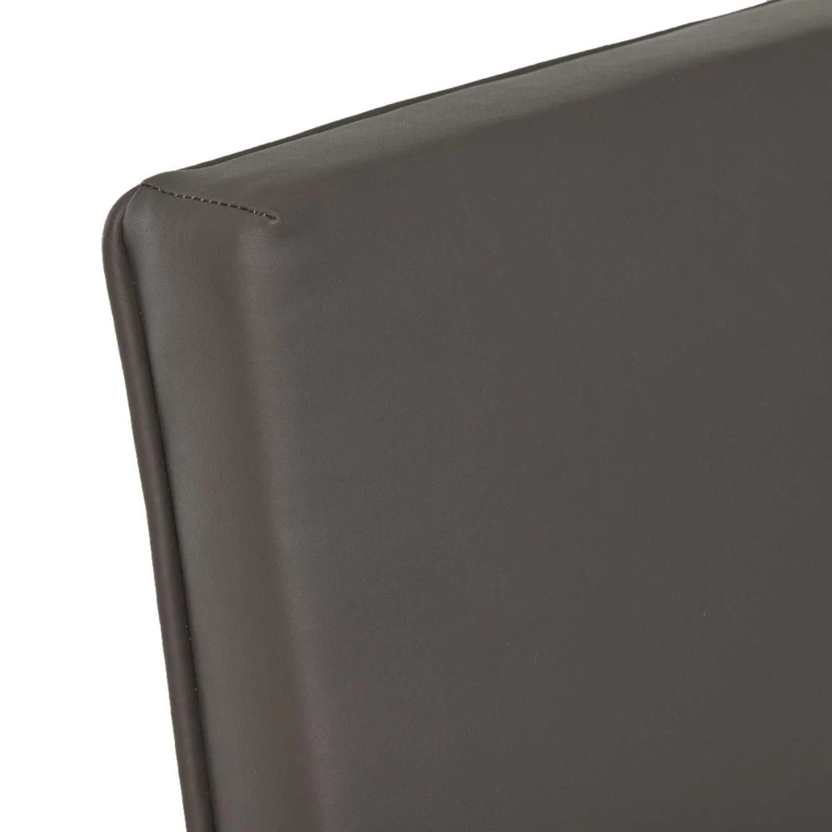 Impero Bess Leather Dining Chair - Grey - Leather - Plain - W48 x D59 x H107cm - Barker & Stonehouse – image 4