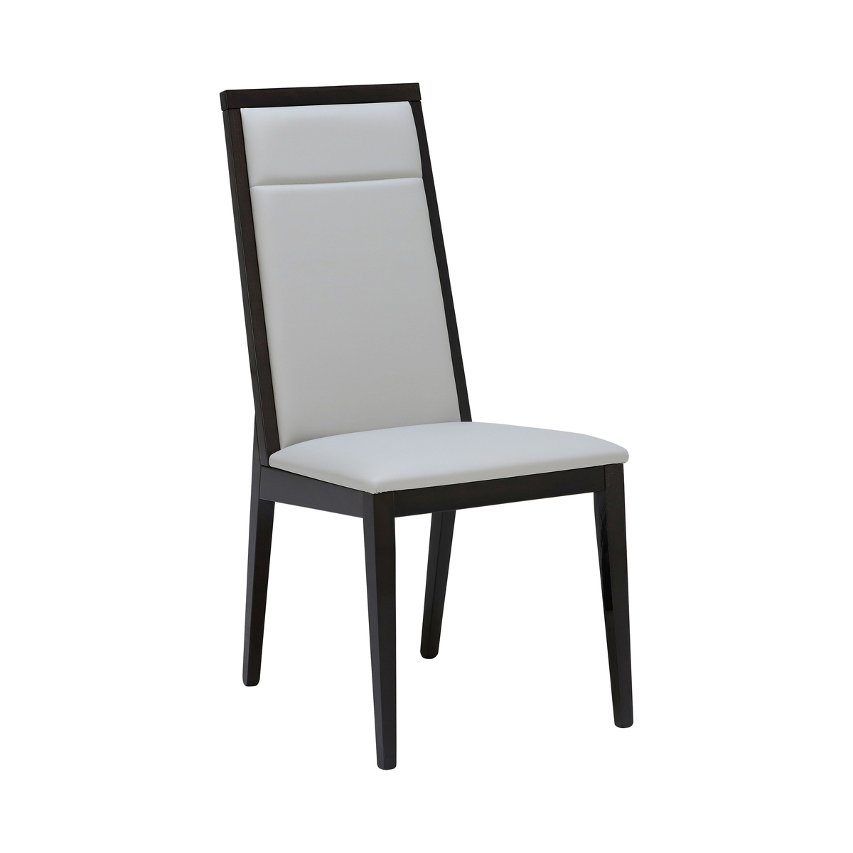 Versilia Dining Chair, Grey Koto High Gloss Finish – image 1