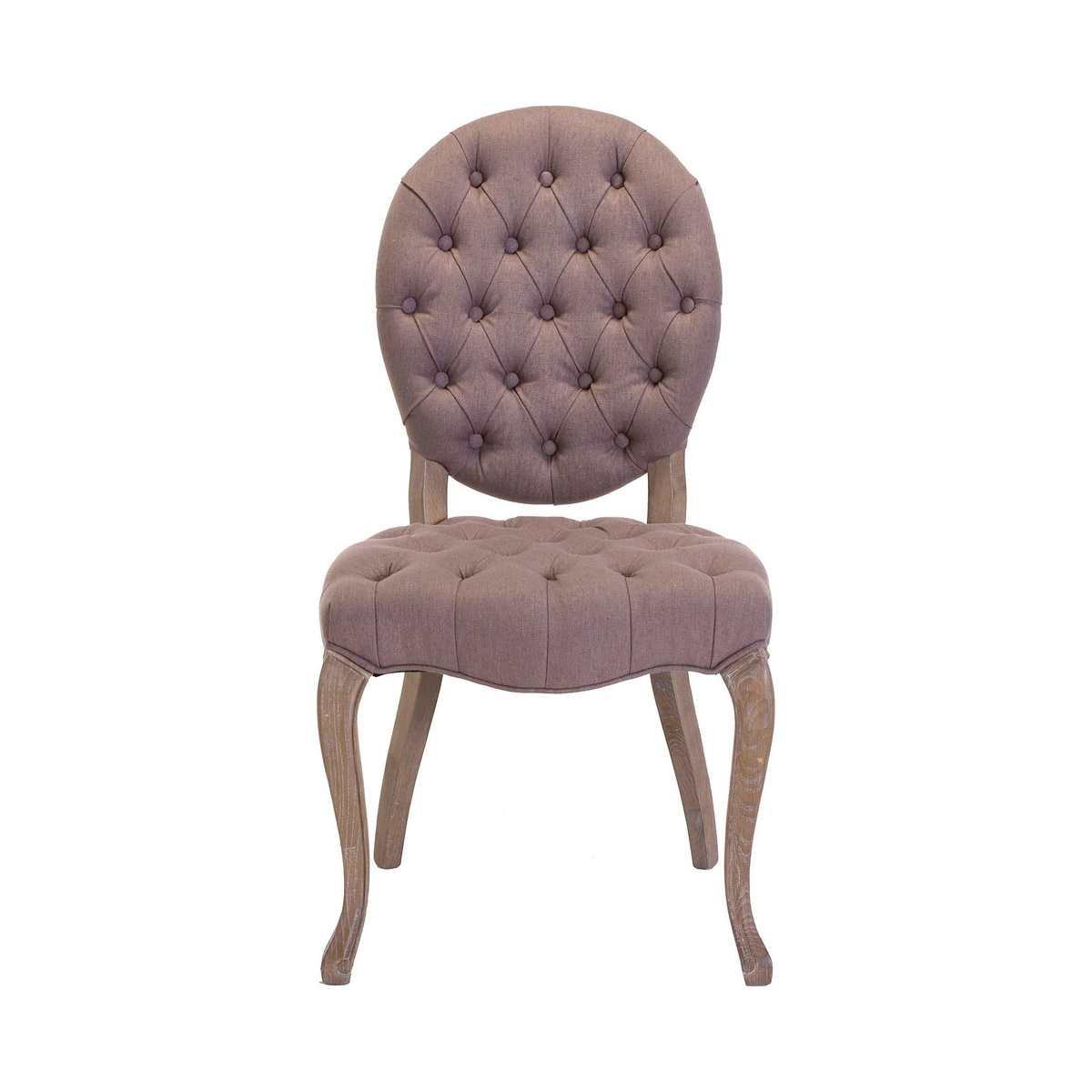 Lubiana Upholstered Dining Chair, Taupe – image 2