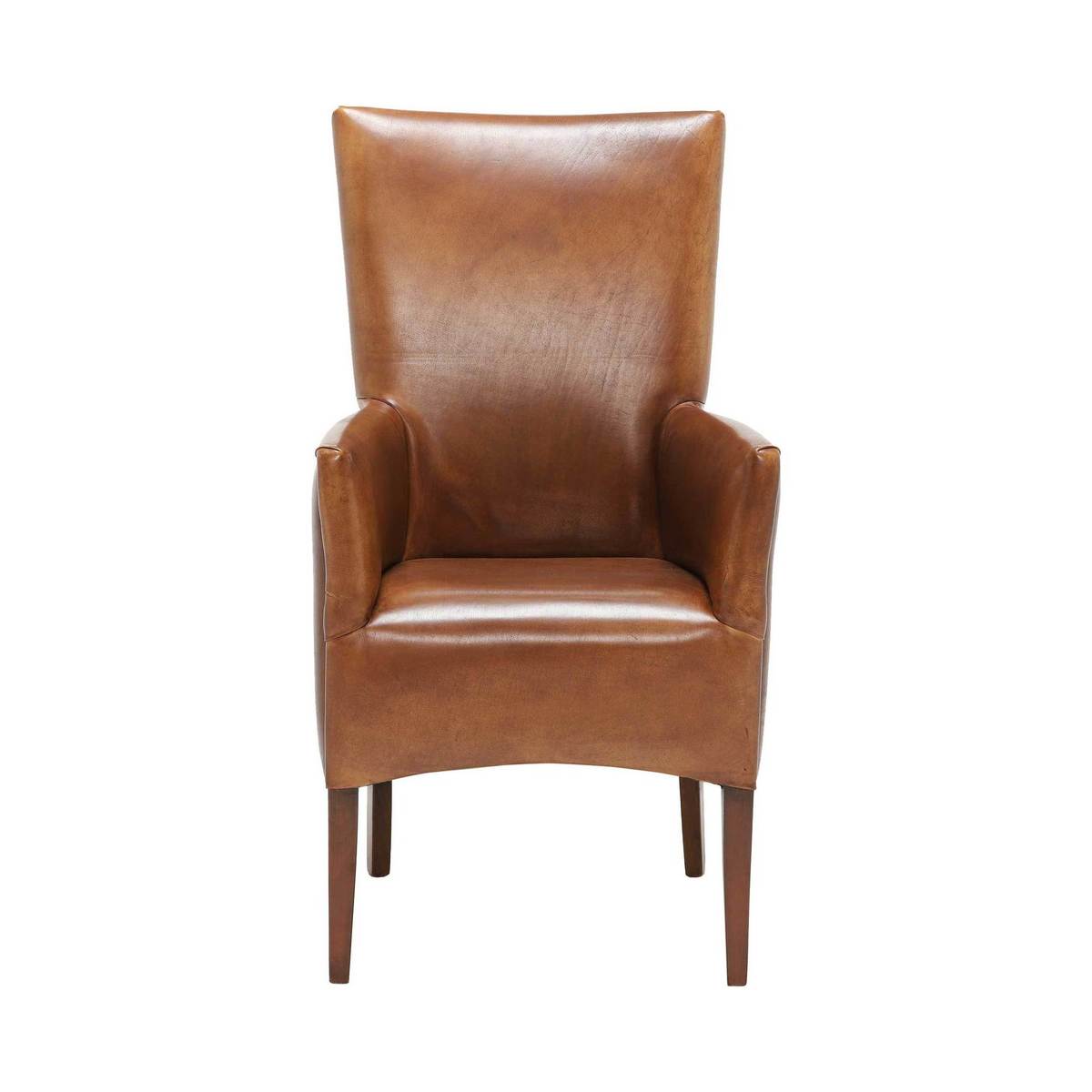 Salisbury Buffalo Leather Armchair, Brown – image 3