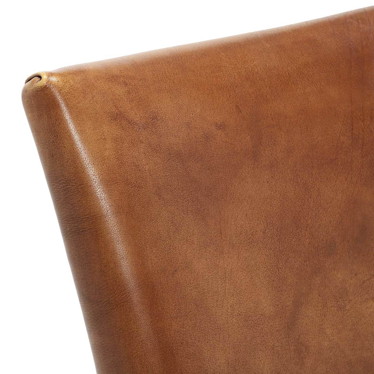 Salisbury Buffalo Leather Armchair, Brown – image 5
