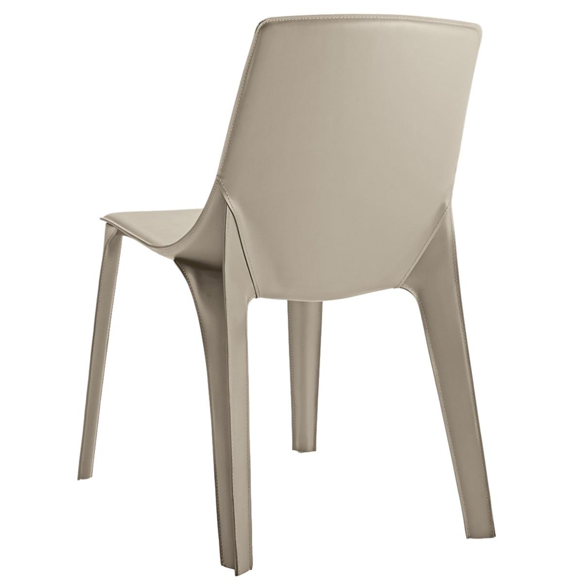 Fiam Callas Dining Chair, Neutral Leather | Barker & Stonehouse – image 2