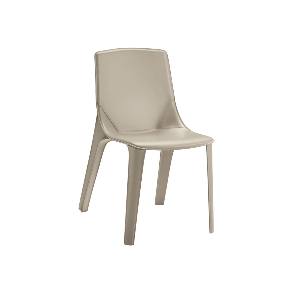 Fiam Callas Dining Chair, Neutral Leather | Barker & Stonehouse – image 1