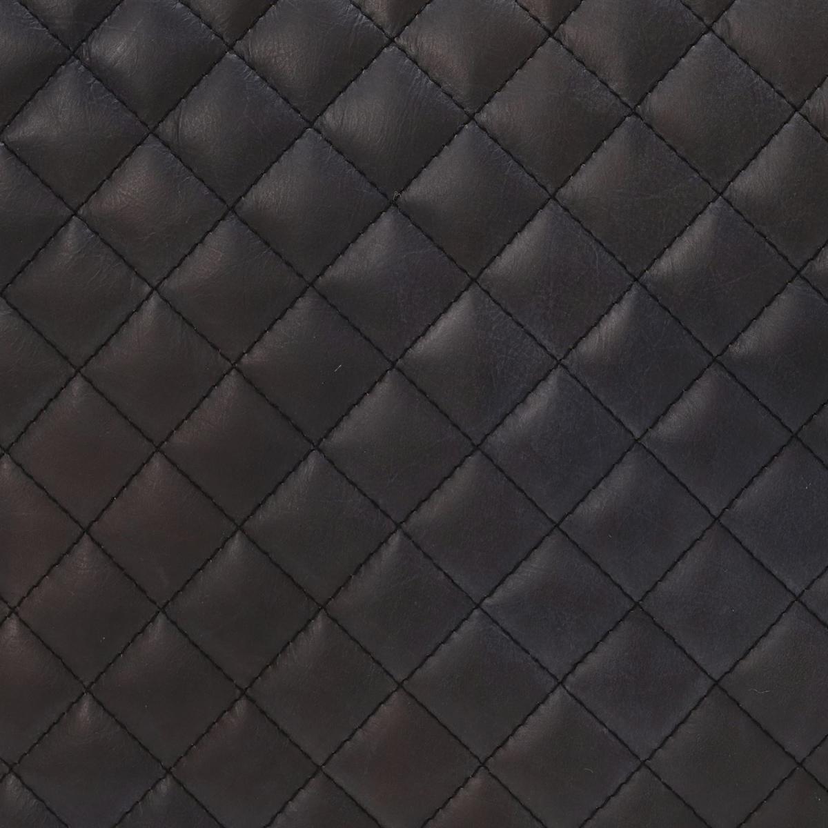 Timothy Oulton Mimi Destroyed Leather Quilted Dining Chair, Black – image 7