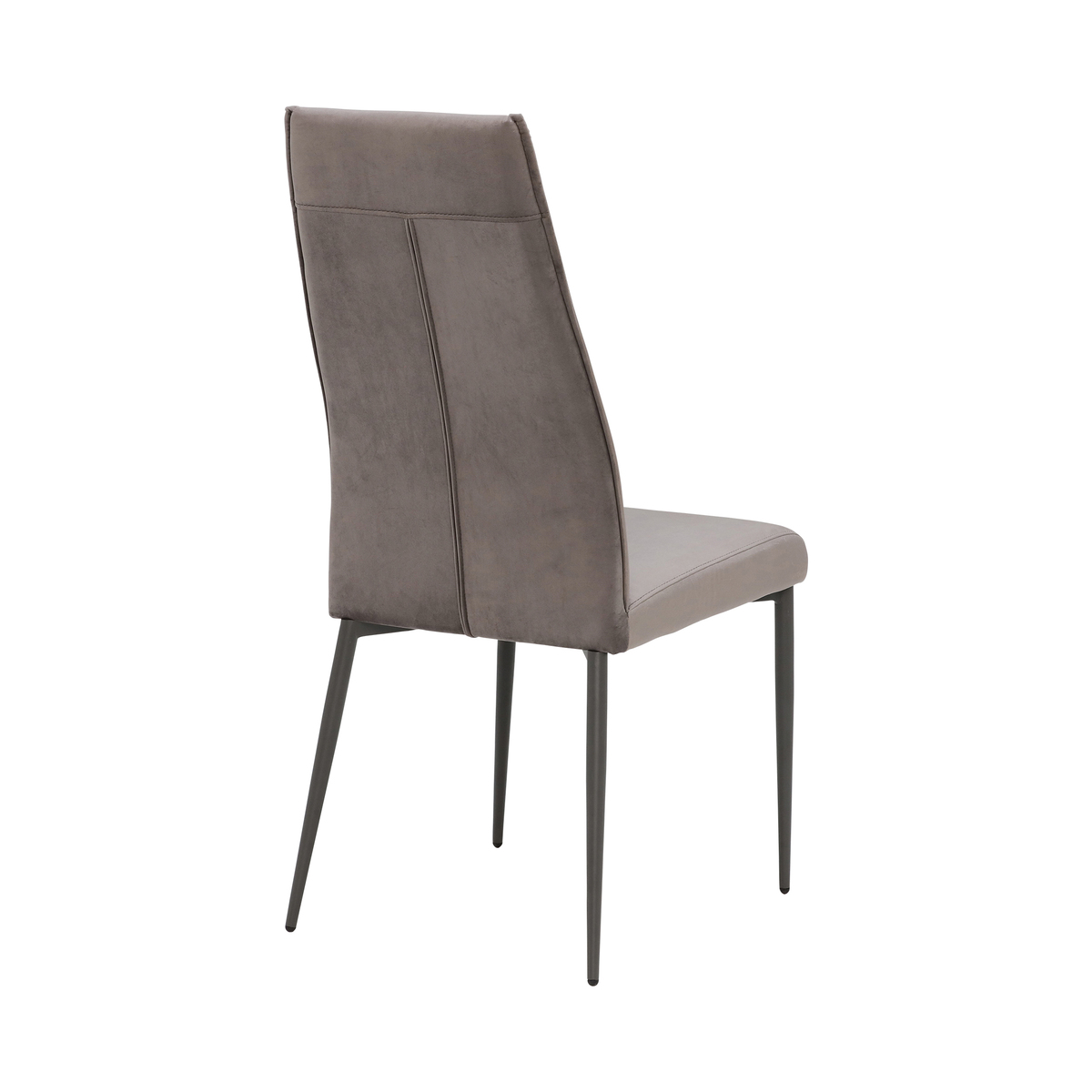 Martino Velvet Dining Chair, Grey – image 2
