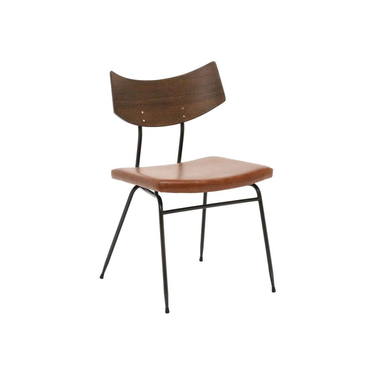 Vega Soli Dining Chair, Brown Leather | Barker & Stonehouse – image 1