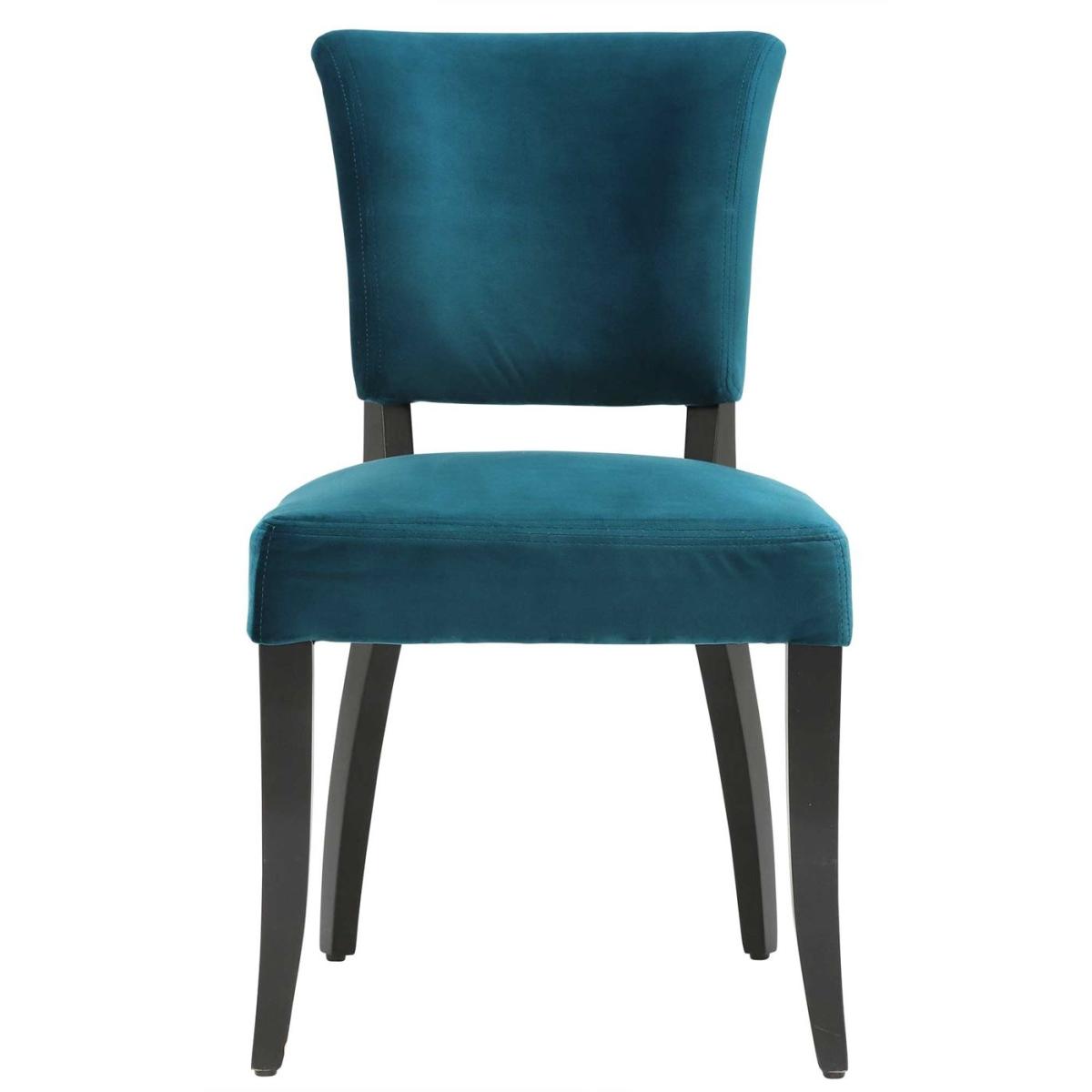 Timothy Oulton Mimi Velvet Dining Chair, Blue | Barker & Stonehouse – image 2