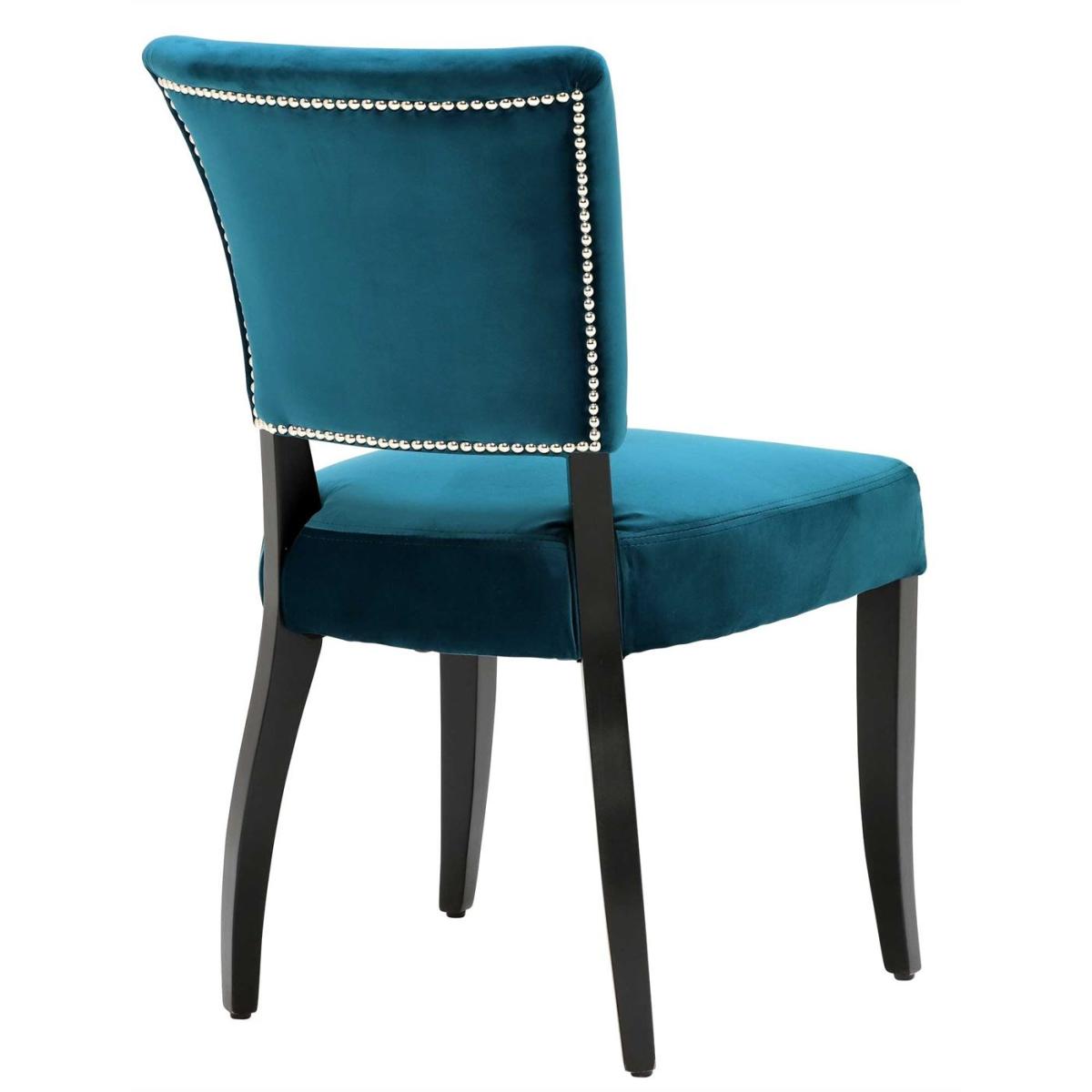 Timothy Oulton Mimi Velvet Dining Chair, Blue | Barker & Stonehouse – image 3