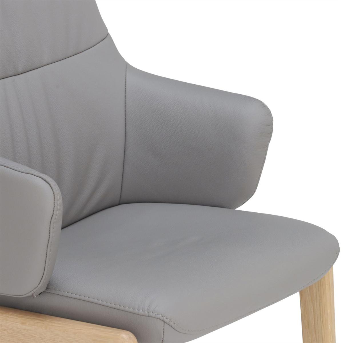 Stressless Mint Large Low Back D100 Dining Chair With Arms, Green | Barker & Stonehouse – image 3