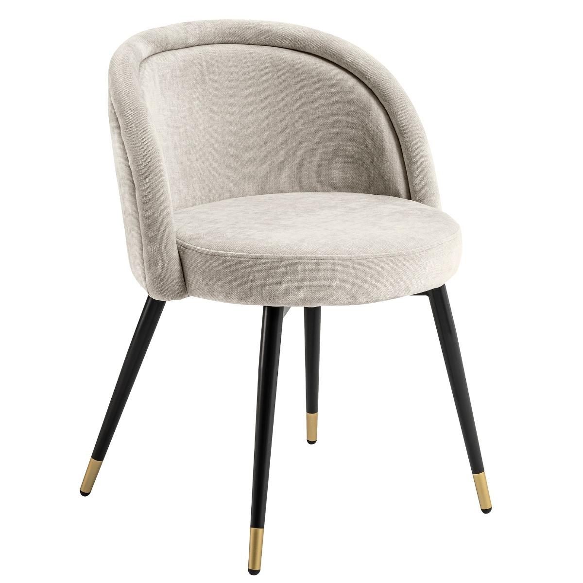 Eichholtz Chloe Set of 2 Chairs, Grey Fabric | Barker & Stonehouse – image 2