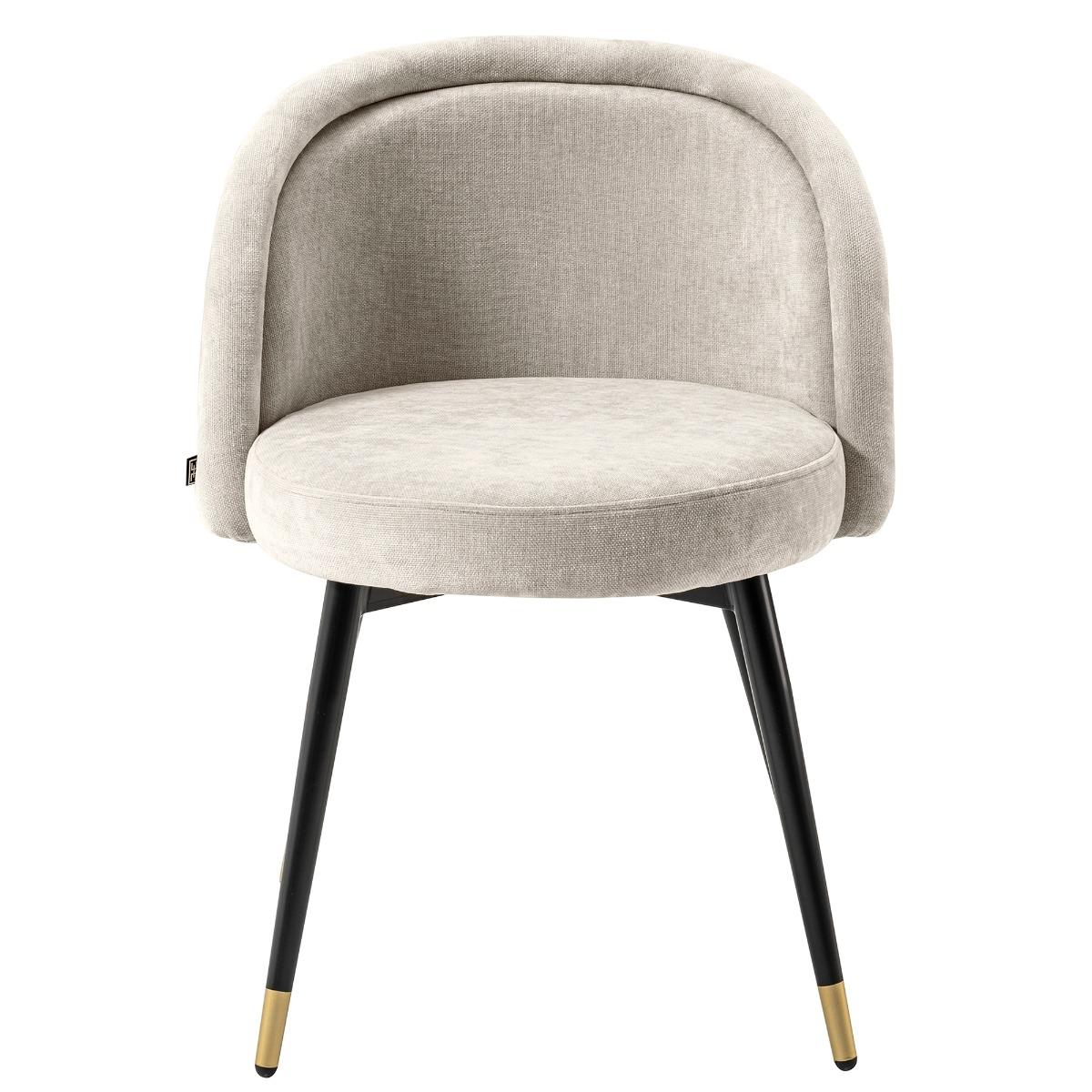 Eichholtz Chloe Set of 2 Chairs, Grey Fabric | Barker & Stonehouse – image 3