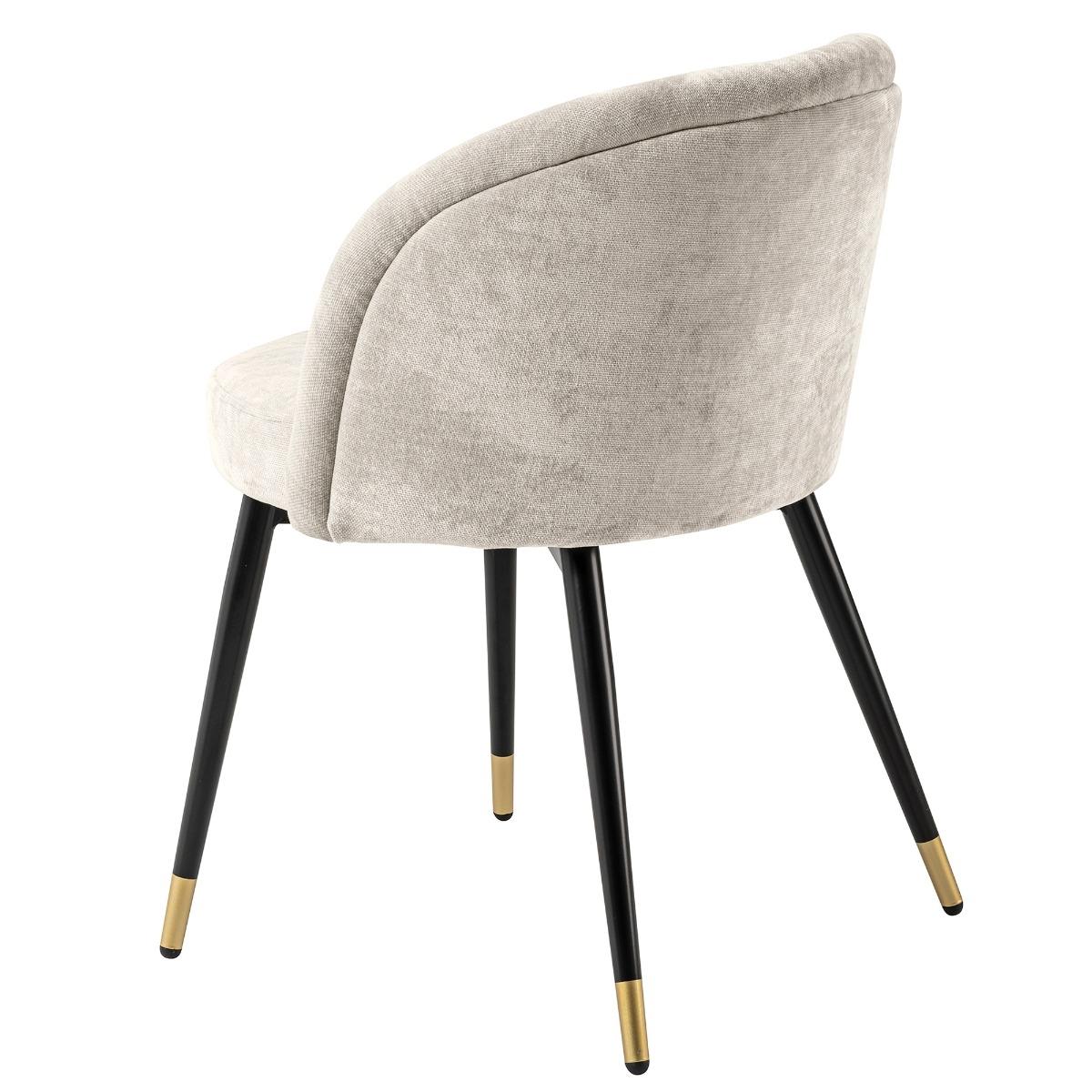 Eichholtz Chloe Set of 2 Chairs, Grey Fabric | Barker & Stonehouse – image 5