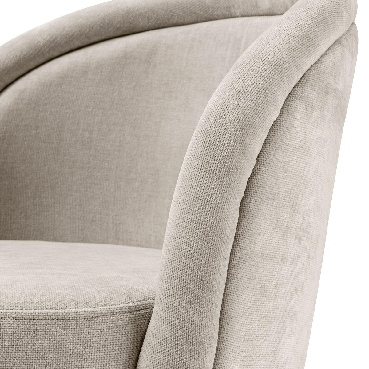 Eichholtz Chloe Set of 2 Chairs, Grey Fabric | Barker & Stonehouse – image 6