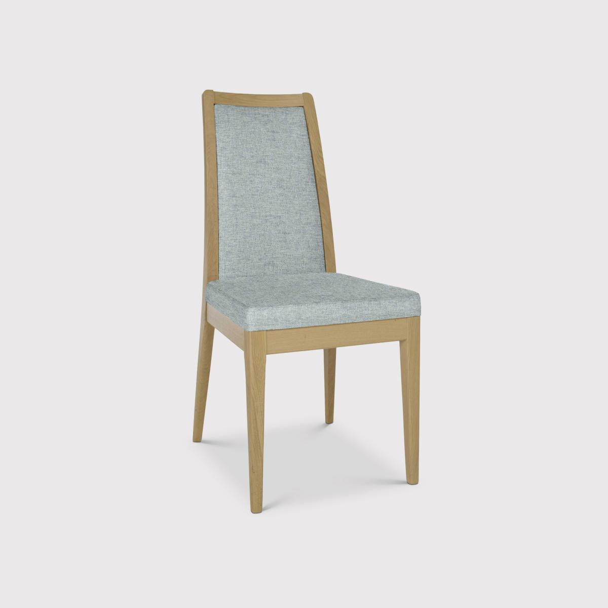 Ercol Romana Padded Back Dining Chair, Grey | Barker & Stonehouse – image 1