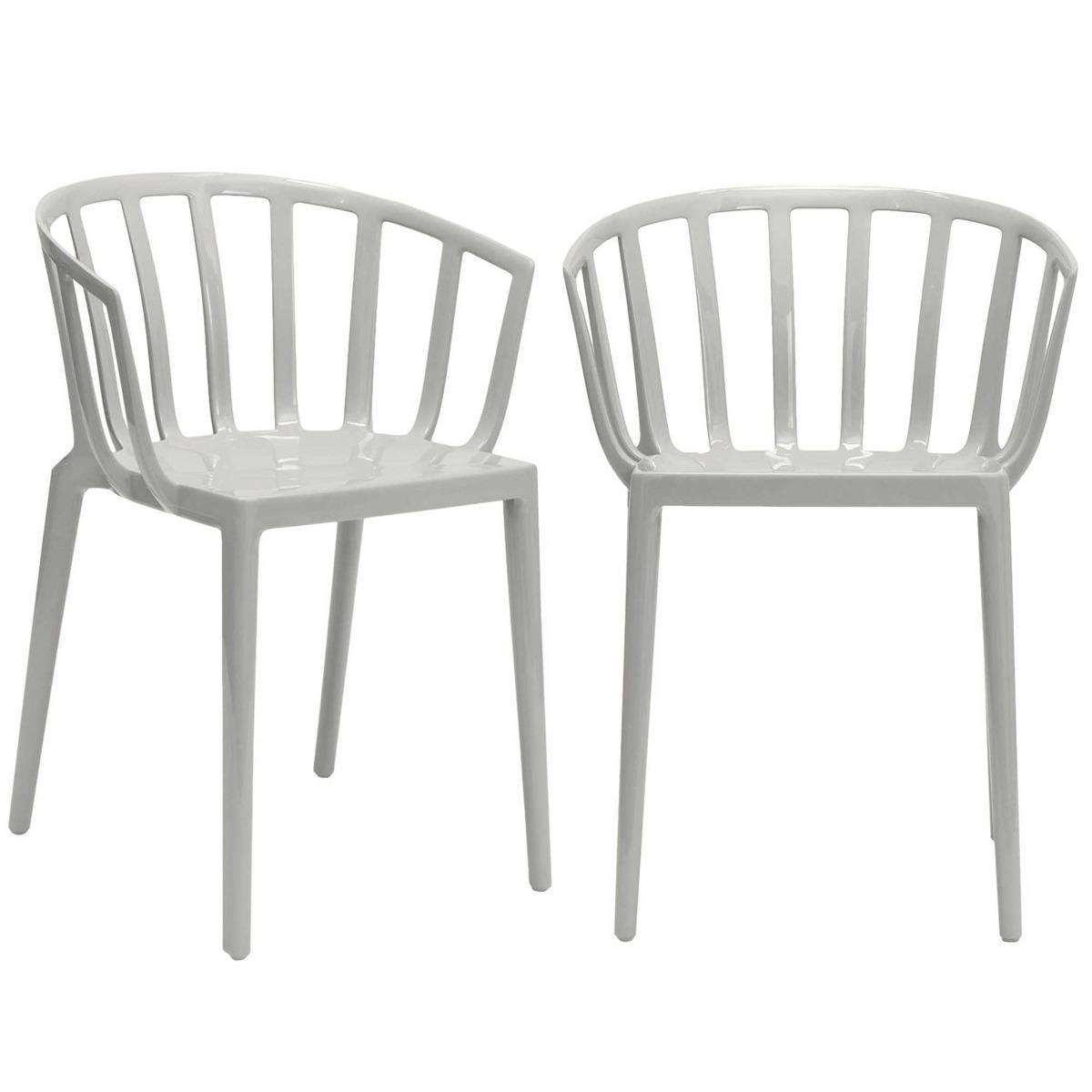 Pair of Kartell Venice Dining Chairs, Grey | Kartell – image 5