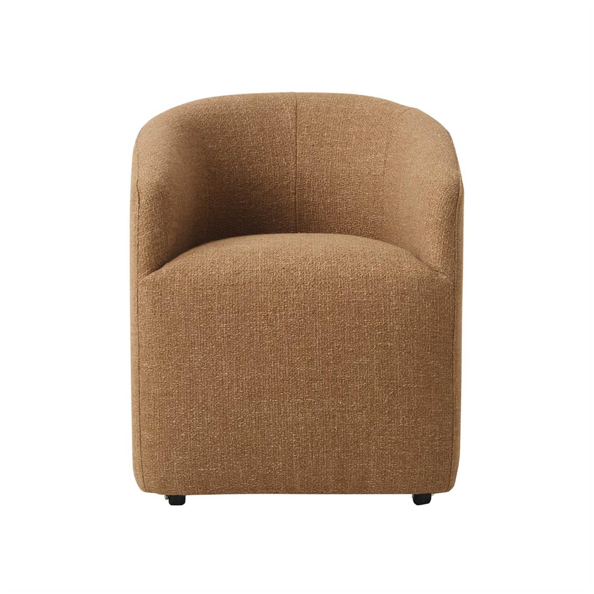 Delora Dining Chair, Brown Fabric | Barker & Stonehouse – image 2