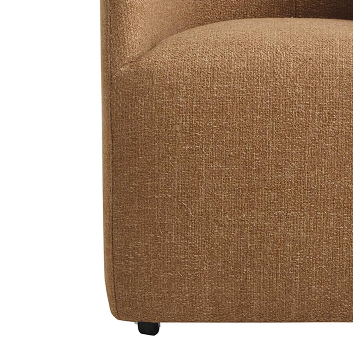 Delora Dining Chair, Brown Fabric | Barker & Stonehouse – image 4