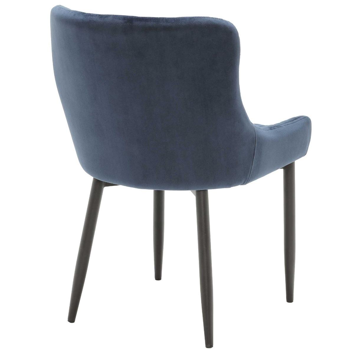 Pair of Rivington Fabric Dining Armchairs, Dark Grey | Barker & Stonehouse – image 3