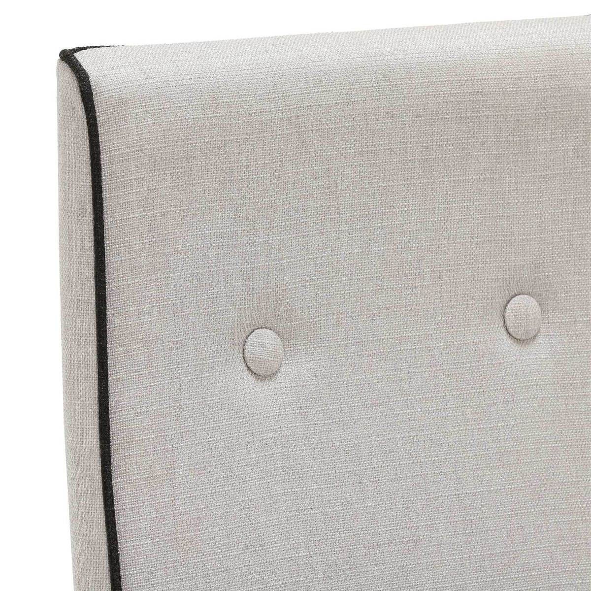 Borgia Fabric Dining Side Chair, Grey – image 5