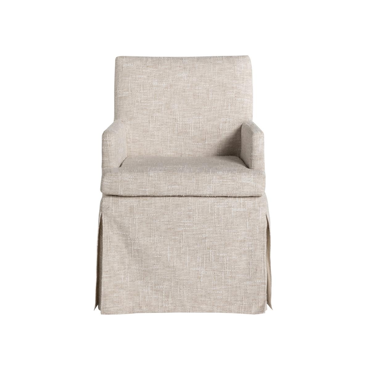 Thurso Wing Dining Chair With Loose Cover, Neutral Fabric | Barker & Stonehouse – image 2